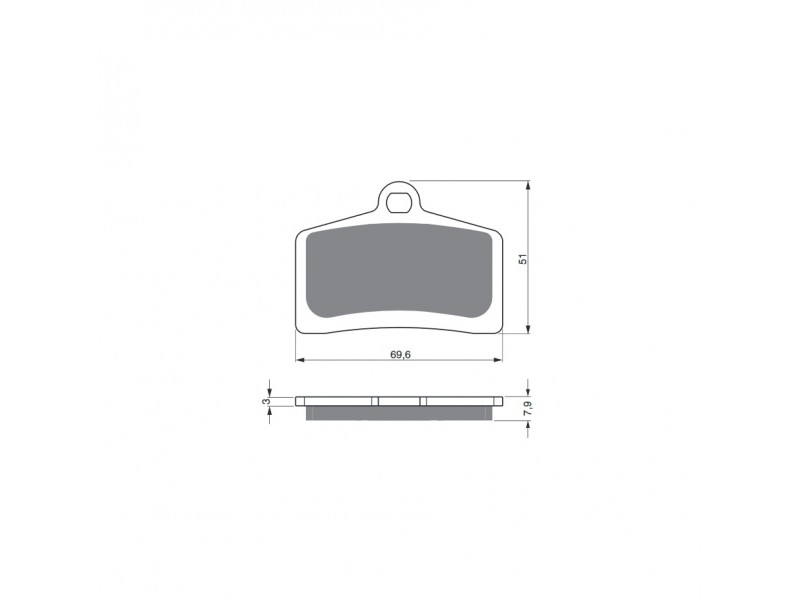 Placute de frana GOLDFREN 233 S33 STREET FRONT Placute de frana GOLDFREN 233 S33 STREET FRONT