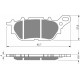 Placute de frana GOLDFREN 264 S33 STREET FRONT Placute de frana GOLDFREN 264 S33 STREET FRONT
