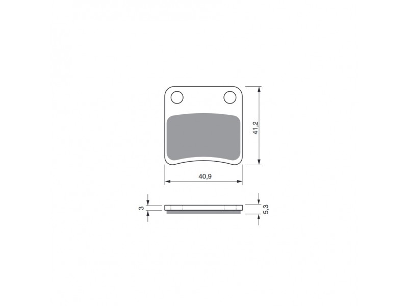 Placute de frana GOLDFREN 303 S33 STREET Spate Placute de frana GOLDFREN 303 S33 STREET Spate
