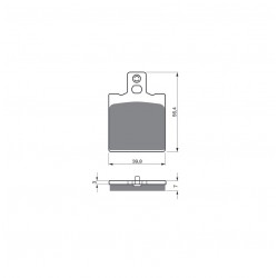 Placute de frana GOLDFREN 038 K5 Placute de frana GOLDFREN 038 K5