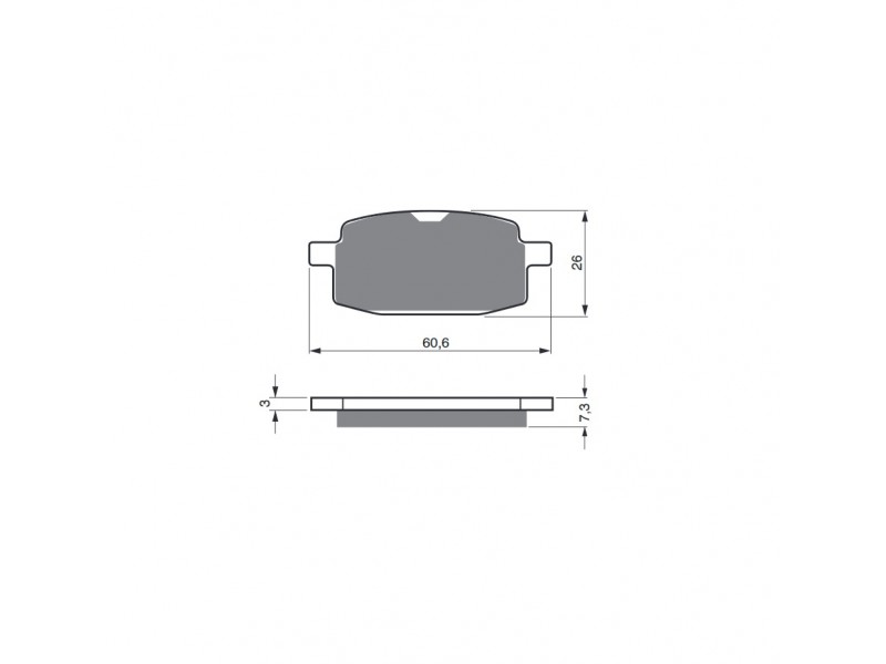 Placute de frana GOLDFREN 114 K5