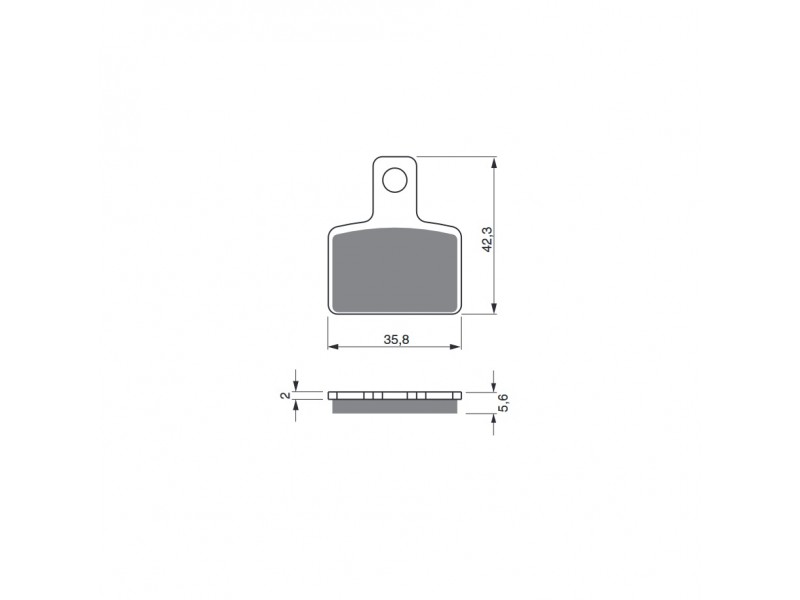 Placute de frana GOLDFREN 282 K5 Placute de frana GOLDFREN 282 K5