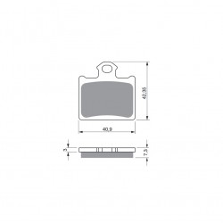 Placute de frana GOLDFREN 297 K5 Placute de frana GOLDFREN 297 K5