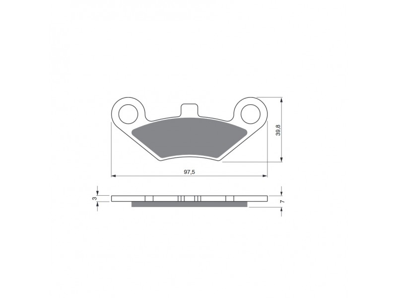 Placute de frana GOLDFREN 284 AD OFF-ROAD FRONT Placute de frana GOLDFREN 284 AD OFF-ROAD FRONT