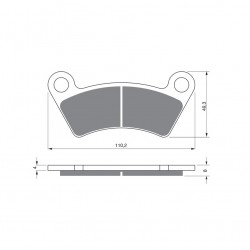 Placute de frana GOLDFREN 294 AD  OFF-ROAD FRONT Placute de frana GOLDFREN 294 AD  OFF-ROAD FRONT