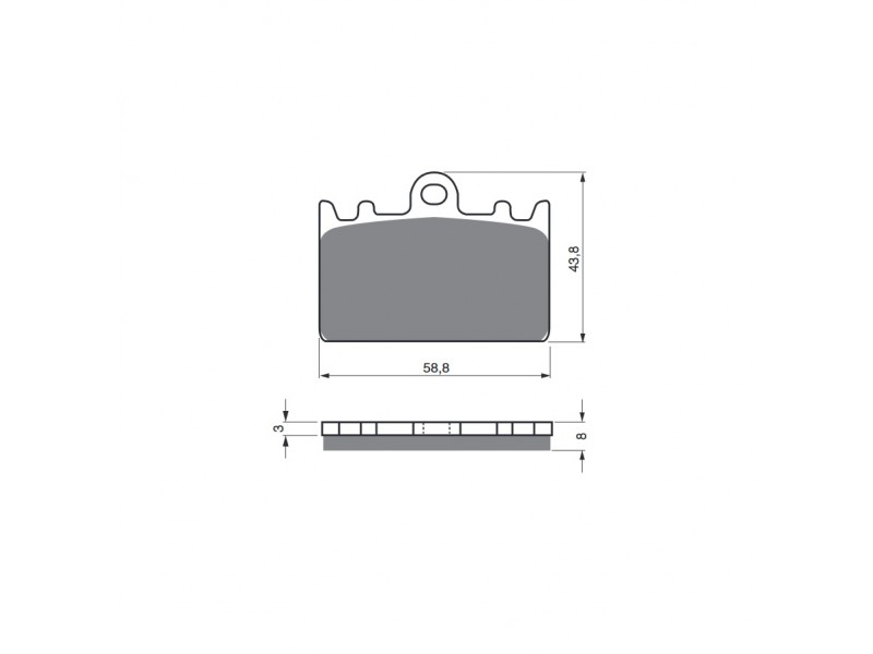 Placute de frana GOLDFREN 090 GP6 Placute de frana GOLDFREN 090 GP6