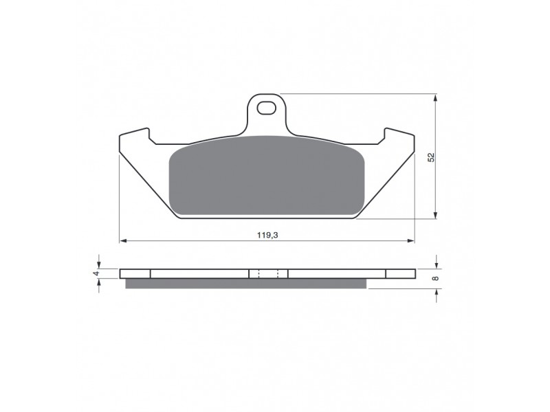 Placute de frana GOLDFREN 101 S3 Placute de frana GOLDFREN 101 S3