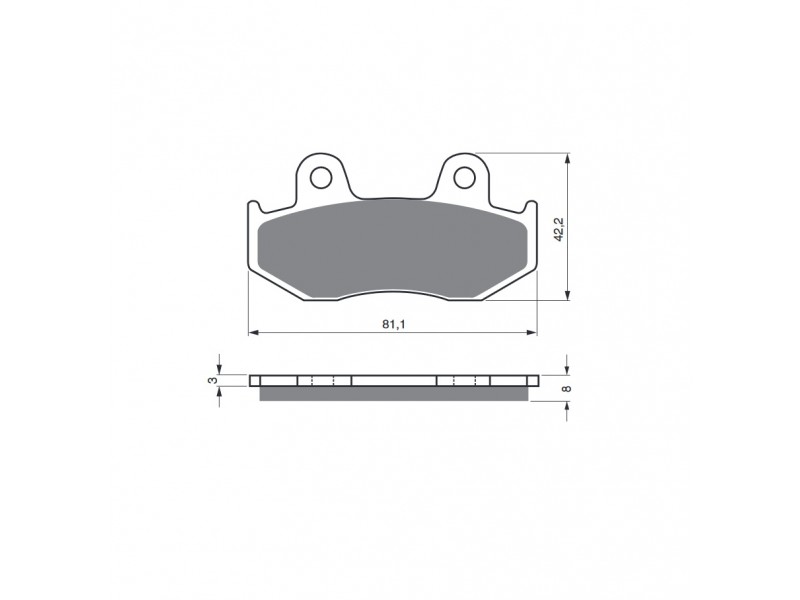 Placute de frana GOLDFREN 102 S3 Placute de frana GOLDFREN 102 S3
