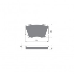 Placute de frana GOLDFREN 260 S3 Placute de frana GOLDFREN 260 S3