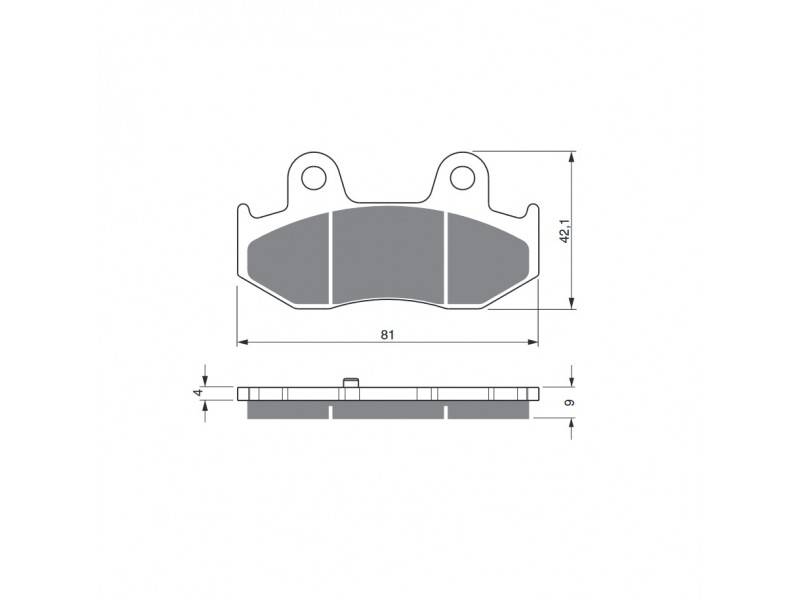 Placute de frana GOLDFREN 267 S3 Placute de frana GOLDFREN 267 S3