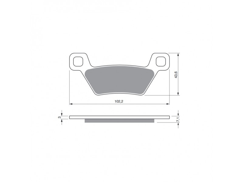 Placute de frana GOLDFREN 314 S3 Placute de frana GOLDFREN 314 S3