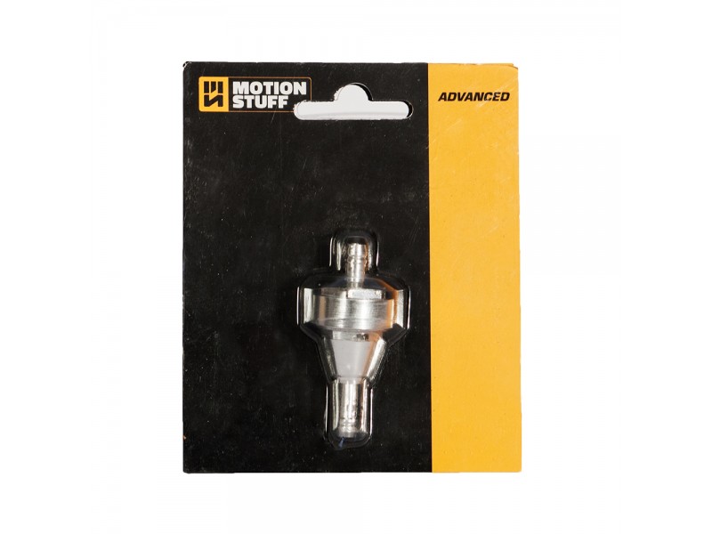 Filtru de benzina MOTION STUFF argintiu Filtru de benzina MOTION STUFF argintiu