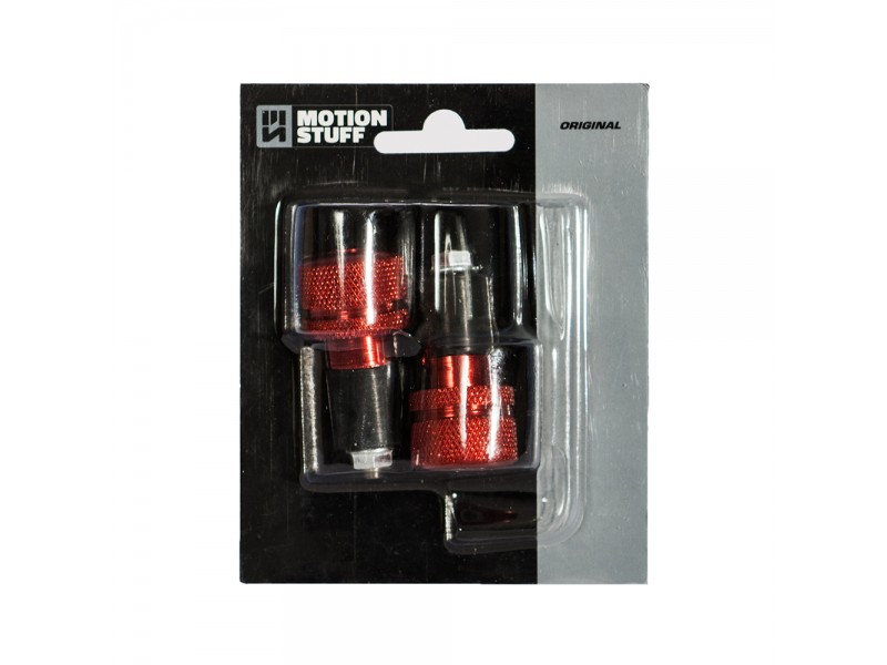 Capete de ghidon MOTION STUFF ORIGINAL Rosu (d18-20mm) Capete de ghidon MOTION STUFF ORIGINAL Rosu (d18-20mm)