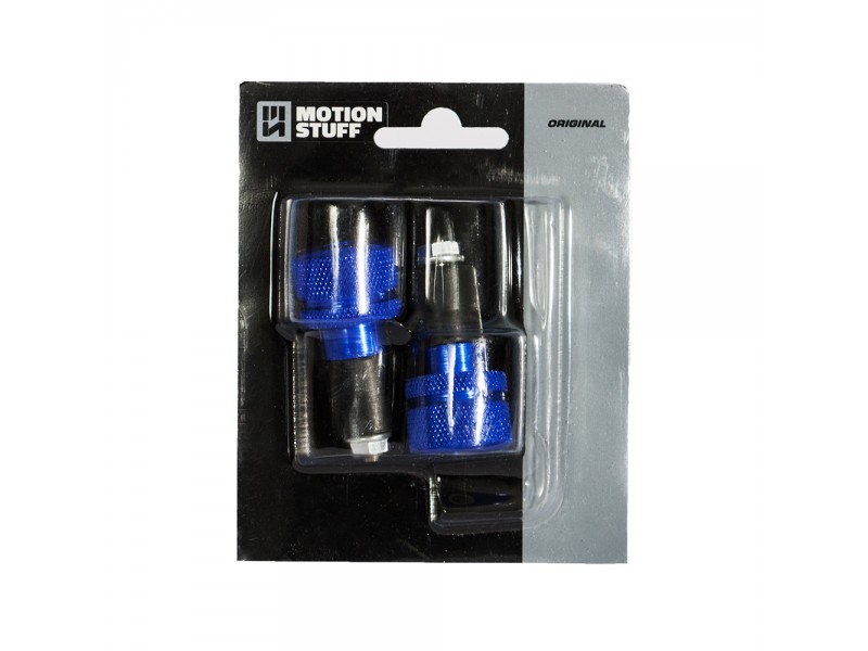 Capete de ghidon MOTION STUFF ORIGINAL Albastru (d18-20mm) Capete de ghidon MOTION STUFF ORIGINAL Albastru (d18-20mm)