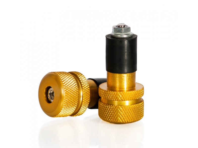 Capete de ghidon MOTION STUFF ORIGINAL auriu (d18-20mm)
