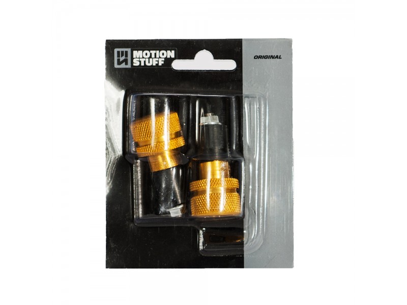Capete de ghidon MOTION STUFF ORIGINAL auriu (d18-20mm)