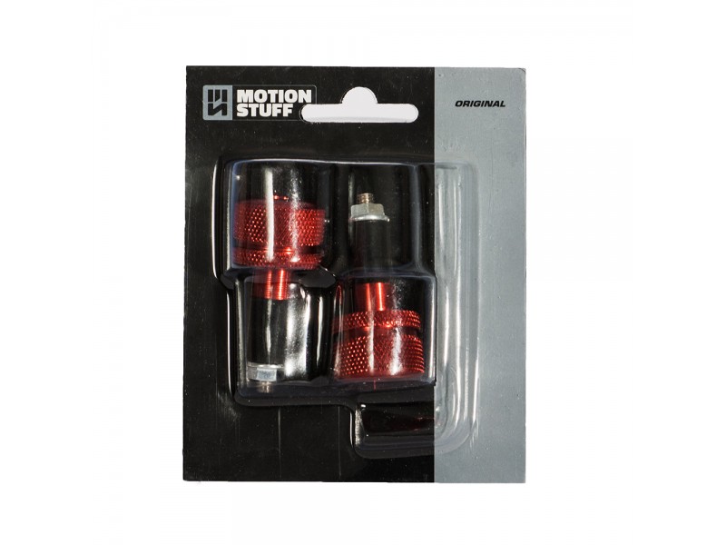 Capete de ghidon MOTION STUFF ORIGINAL Rosu (d13-17mm) Capete de ghidon MOTION STUFF ORIGINAL Rosu (d13-17mm)