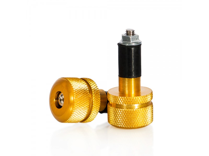 Capete de ghidon MOTION STUFF ORIGINAL auriu (d13-17mm) Capete de ghidon MOTION STUFF ORIGINAL auriu (d13-17mm)