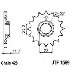 Pinion fata JT JTF 1589-19 19T, 428 Pinion fata JT JTF 1589-19 19T, 428