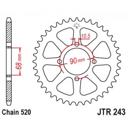 Foaie spate JT JTR 243-42 42T, 520 Foaie spate JT JTR 243-42 42T, 520