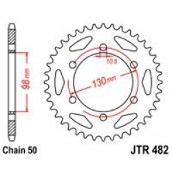 Foaie spate JT JTR 482-47 47T, 530 Foaie spate JT JTR 482-47 47T, 530