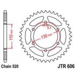 Foaie spate JT JTR 606-43 43T, 520 Foaie spate JT JTR 606-43 43T, 520
