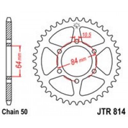 Foaie spate JT JTR 814-50 50T, 530 Foaie spate JT JTR 814-50 50T, 530