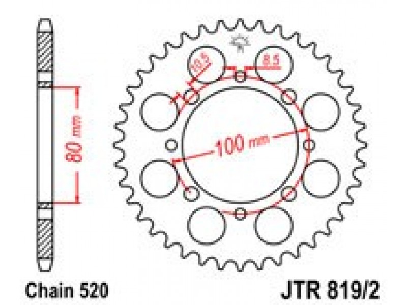 Foaie spate JT JTR 819/2-41 41T, 520 Foaie spate JT JTR 819/2-41 41T, 520