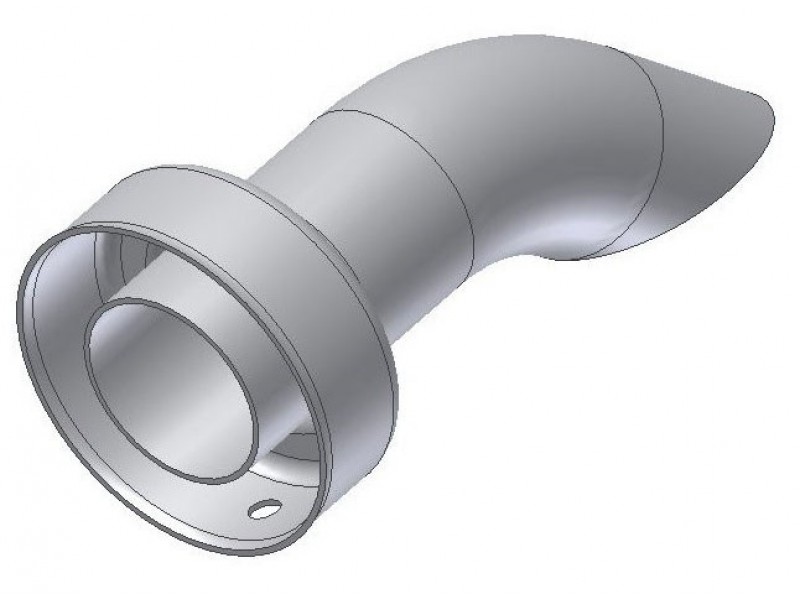 DB killler MIVV GP - OVAL - X-CONE 50.DK.020.0 Ø35 – Ø61 – L.140 mm