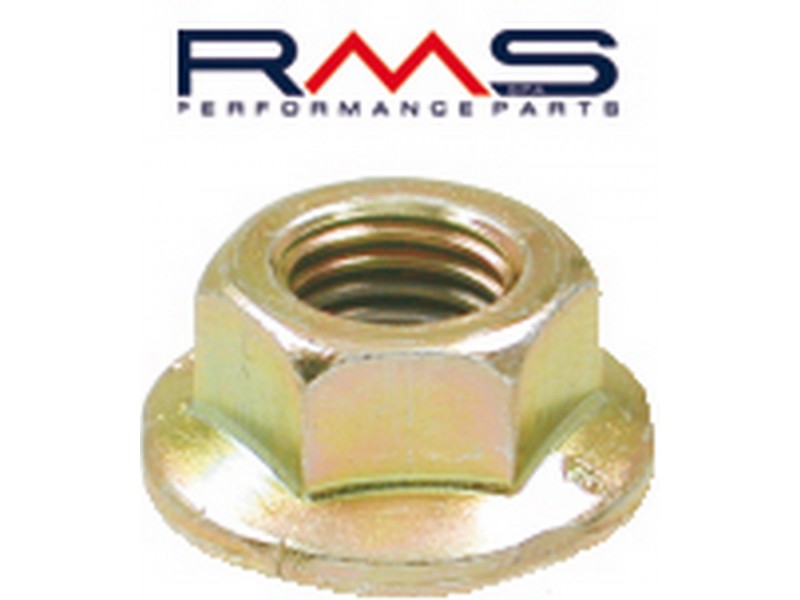 Flywheel flanged nut RMS 121850270 M10x1,25 (1 piece) Flywheel flanged nut RMS 121850270 M10x1,25 (1 piece)