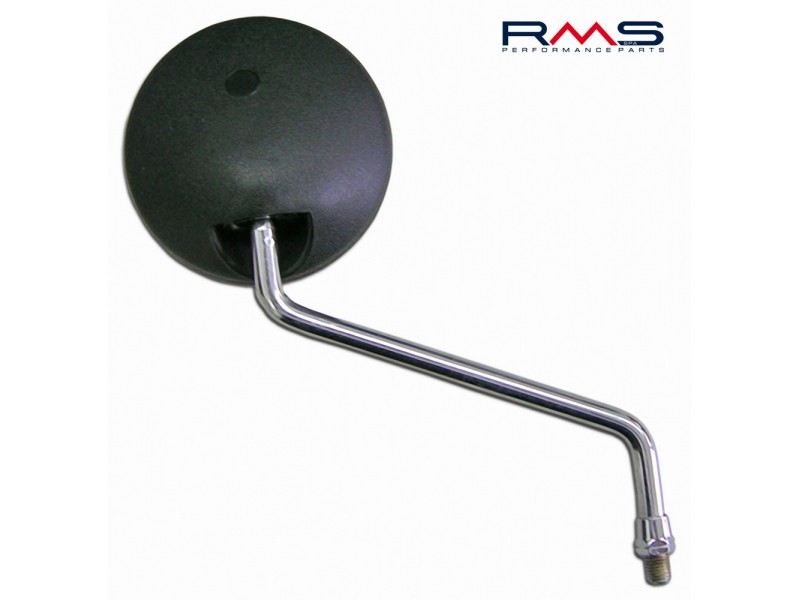 Oglinda retrovizoare RMS 122770570 dreapta negru cu ax cromat