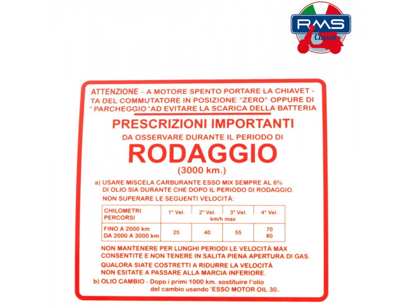 Eticheta RMS 142721030 Rosu Eticheta RMS 142721030 Rosu