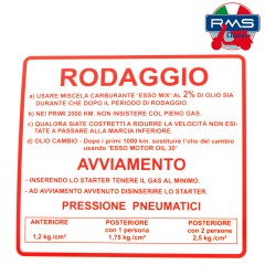 Eticheta RMS 142721040 Rosu  Eticheta RMS 142721040 Rosu