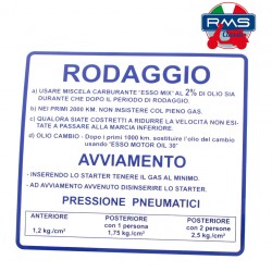 Eticheta RMS 142721060 Albastru  Eticheta RMS 142721060 Albastru