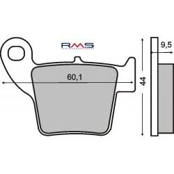 Placute de frana RMS 225100660 organic