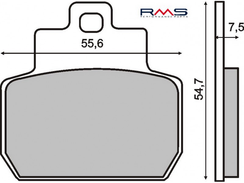 Placute de frana RMS 225100780 organic