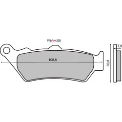 Placute de frana RMS 225101010 organic Placute de frana RMS 225101010 organic