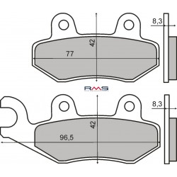 Placute de frana RMS 225101620 organic Placute de frana RMS 225101620 organic