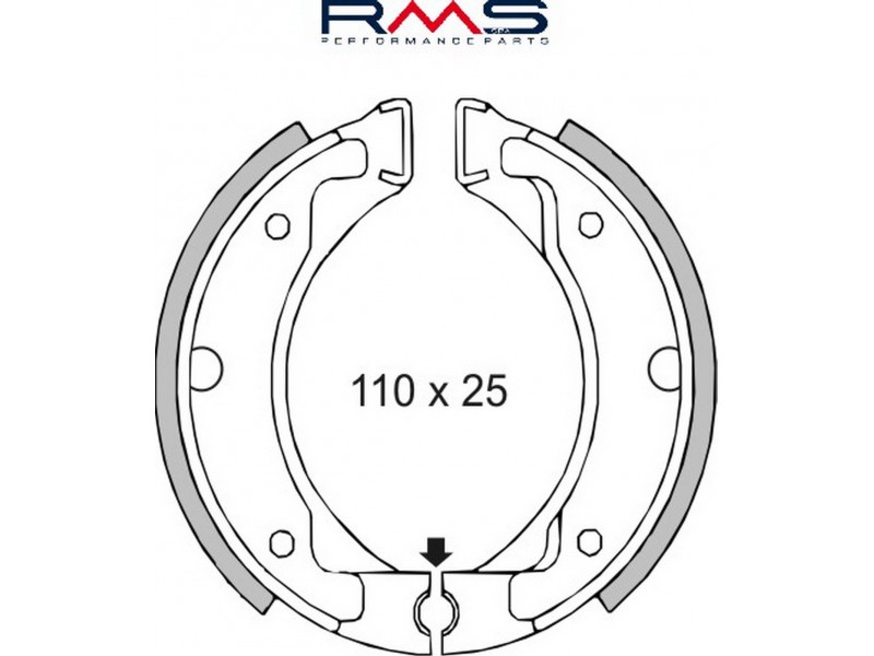 Saboti de frana RMS 225120050