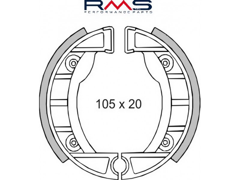 Saboti de frana RMS 225120200 Saboti de frana RMS 225120200
