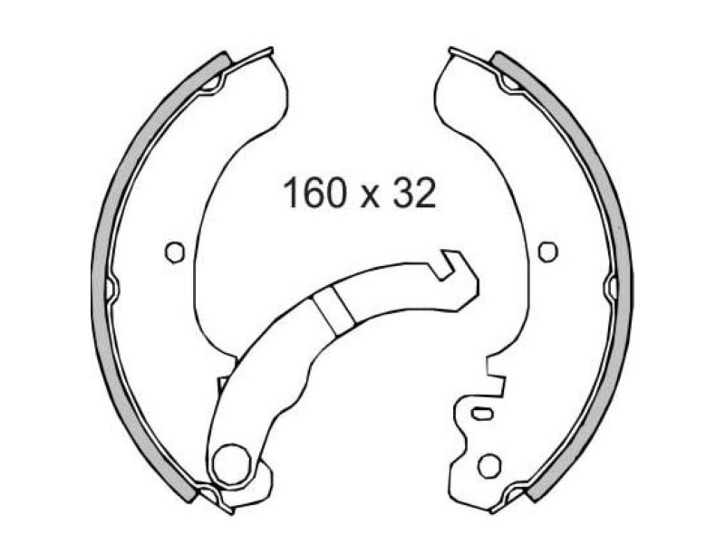 Saboti de frana RMS 225120220 spate