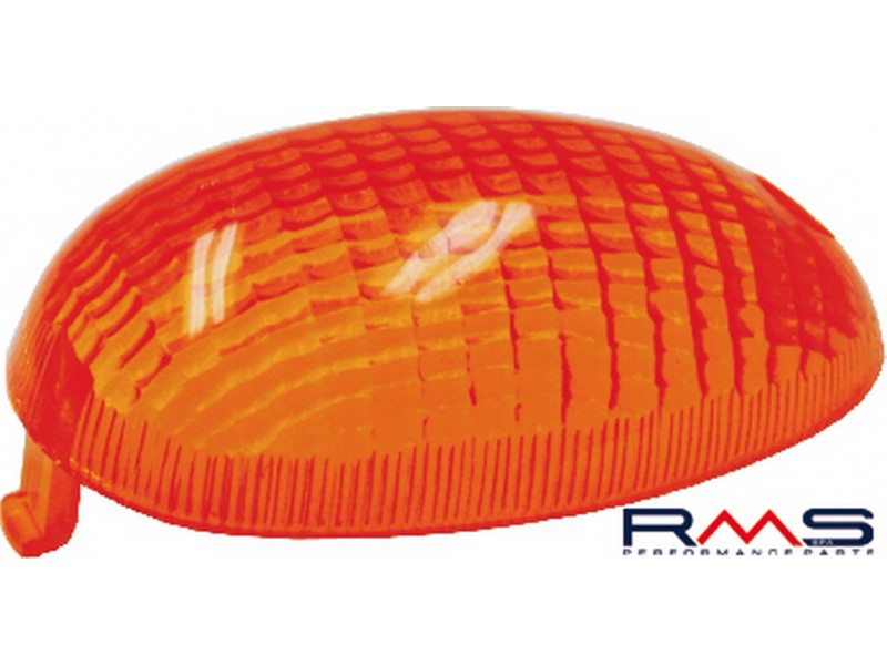 Geam semnal - stanga fata RMS 246470060 portocaliu E-mark