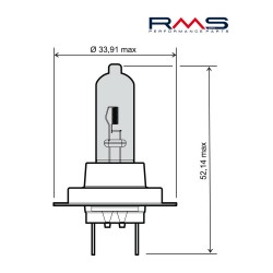 Lamp RMS 246510115 H7 12V 55W Lamp RMS 246510115 H7 12V 55W