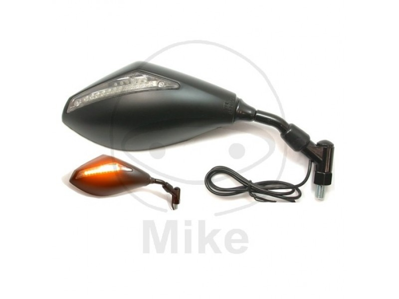 Rear view mirror with integral indicatnebo JMT ZR 0651 Negru dreapta