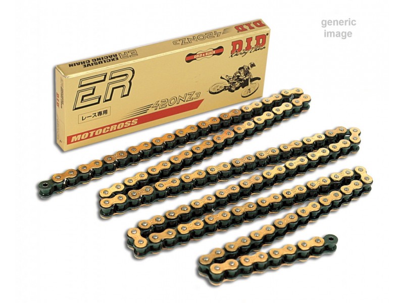 Lant fara O-ring D.I.D Chain 420NZ3 SDH 4800 zale auriu/negru Lant fara O-ring D.I.D Chain 420NZ3 SDH 4800 zale auriu/negru