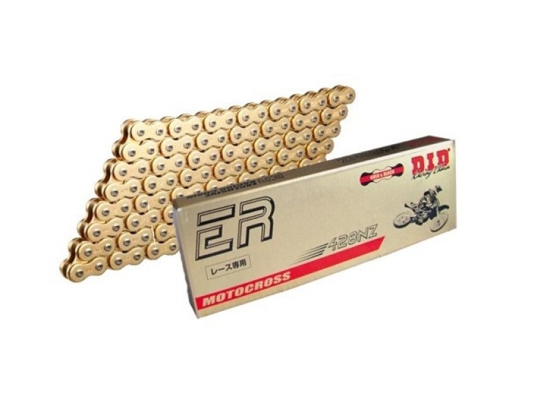 Lant fara O-ring D.I.D Chain 428NZ SDH 4800 zale auriu/negru Lant fara O-ring D.I.D Chain 428NZ SDH 4800 zale auriu/negru