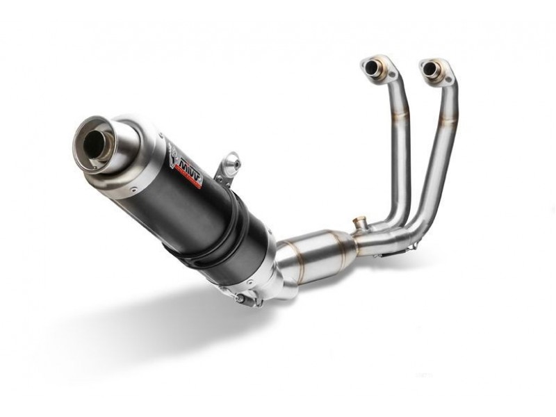 Sistem de evacuare complet 2x1 MIVV GP K.036.LXB Steel Black Sistem de evacuare complet 2x1 MIVV GP K.036.LXB Steel Black