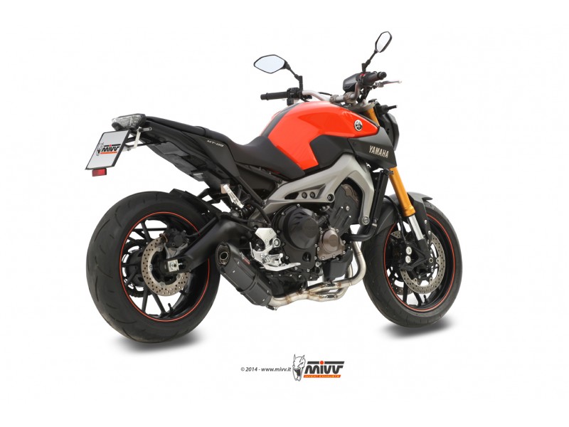 Full exhaust system 3x1 MIVV SUONO Y.042.L9 Steel Black