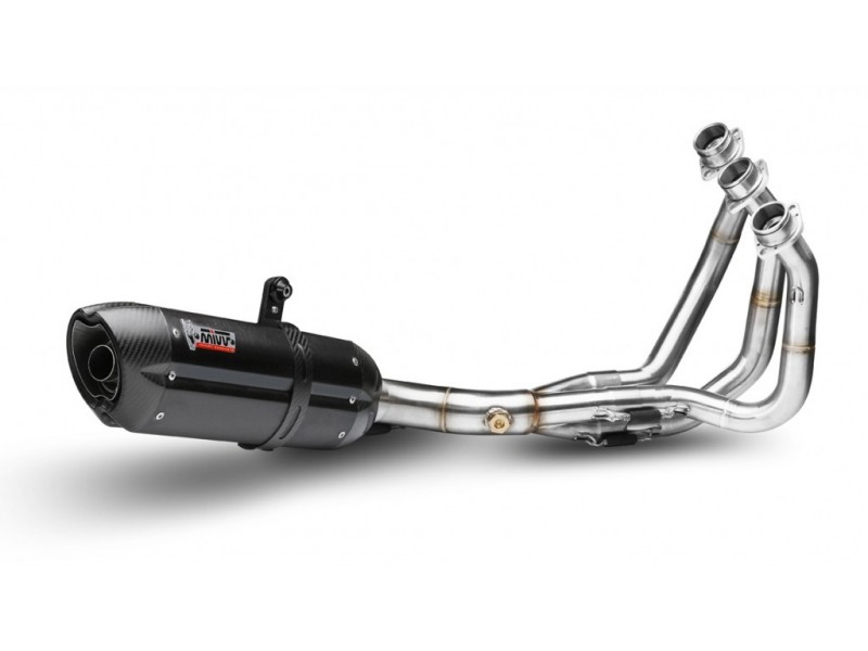 Full exhaust system 3x1 MIVV SUONO Y.042.L9 Steel Black