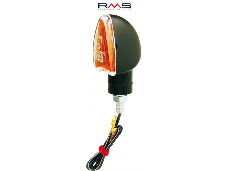 Semnal RMS 246480090 black look, transparent lens E-mark